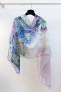 Pashmina Lana e Seta Floreale