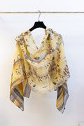 Pashmina Lana e Seta Floreale