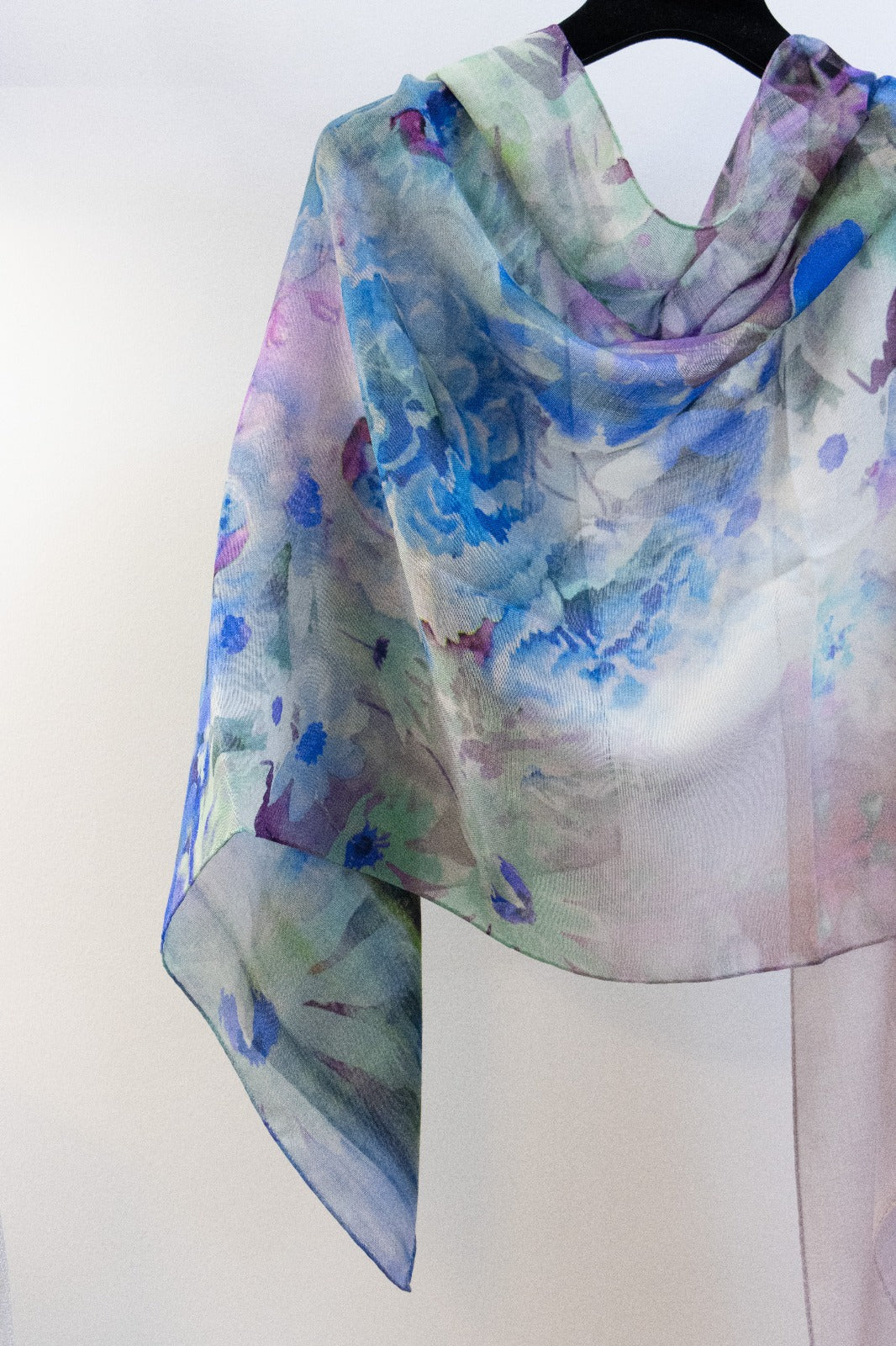 Pashmina Lana e Seta Floreale