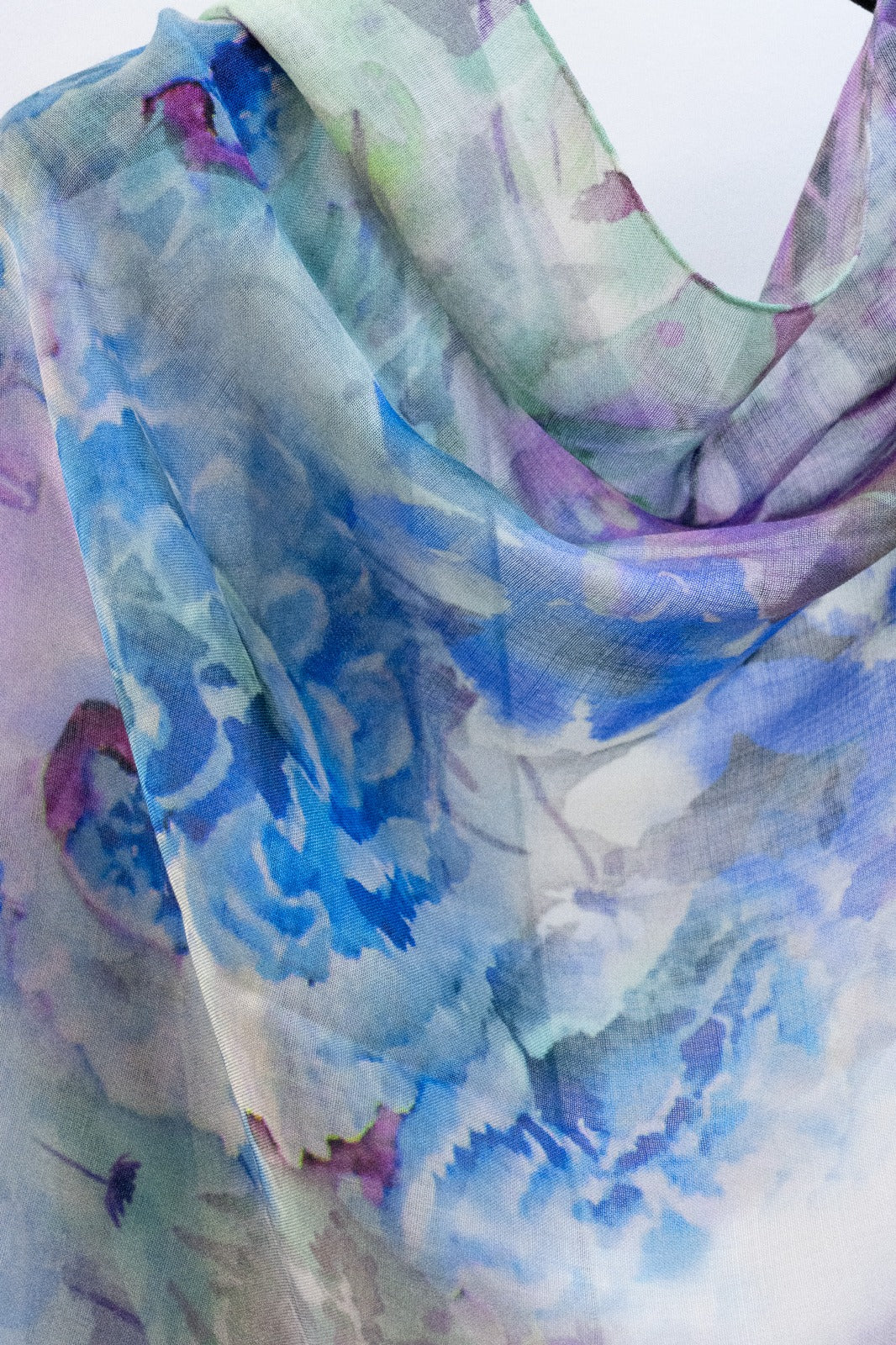 Pashmina Lana e Seta Floreale