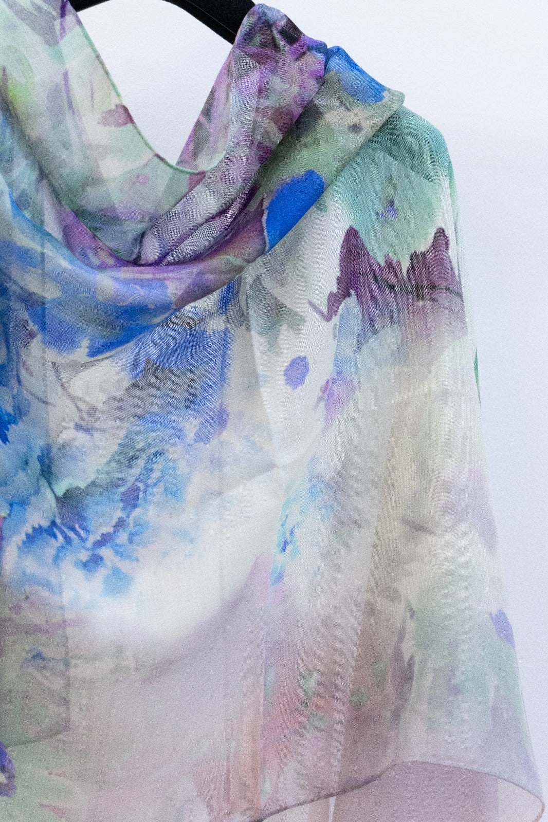 Pashmina Lana e Seta Floreale