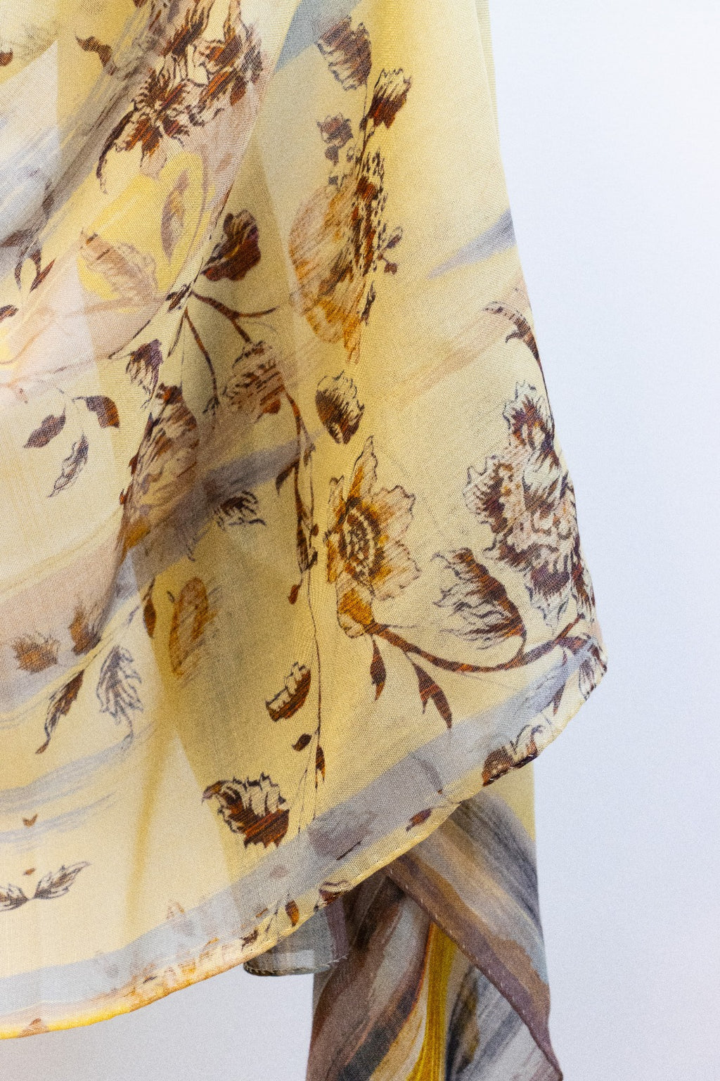 Pashmina Lana e Seta Floreale