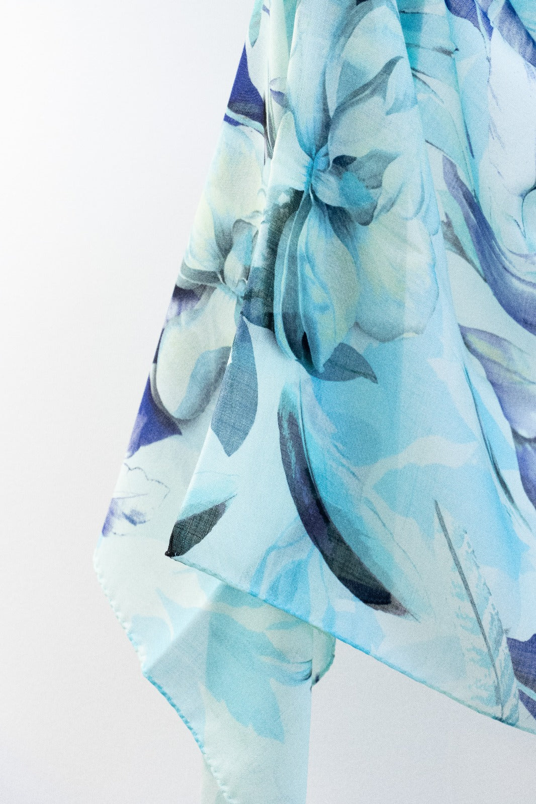 Pashmina Lana e Seta Floreale