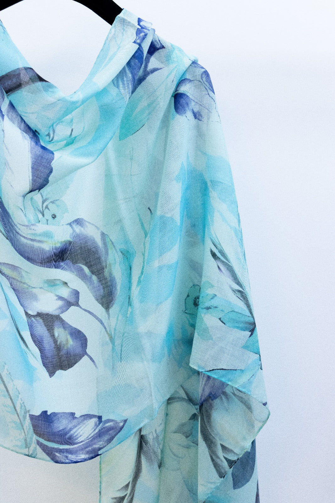 Pashmina Lana e Seta Floreale
