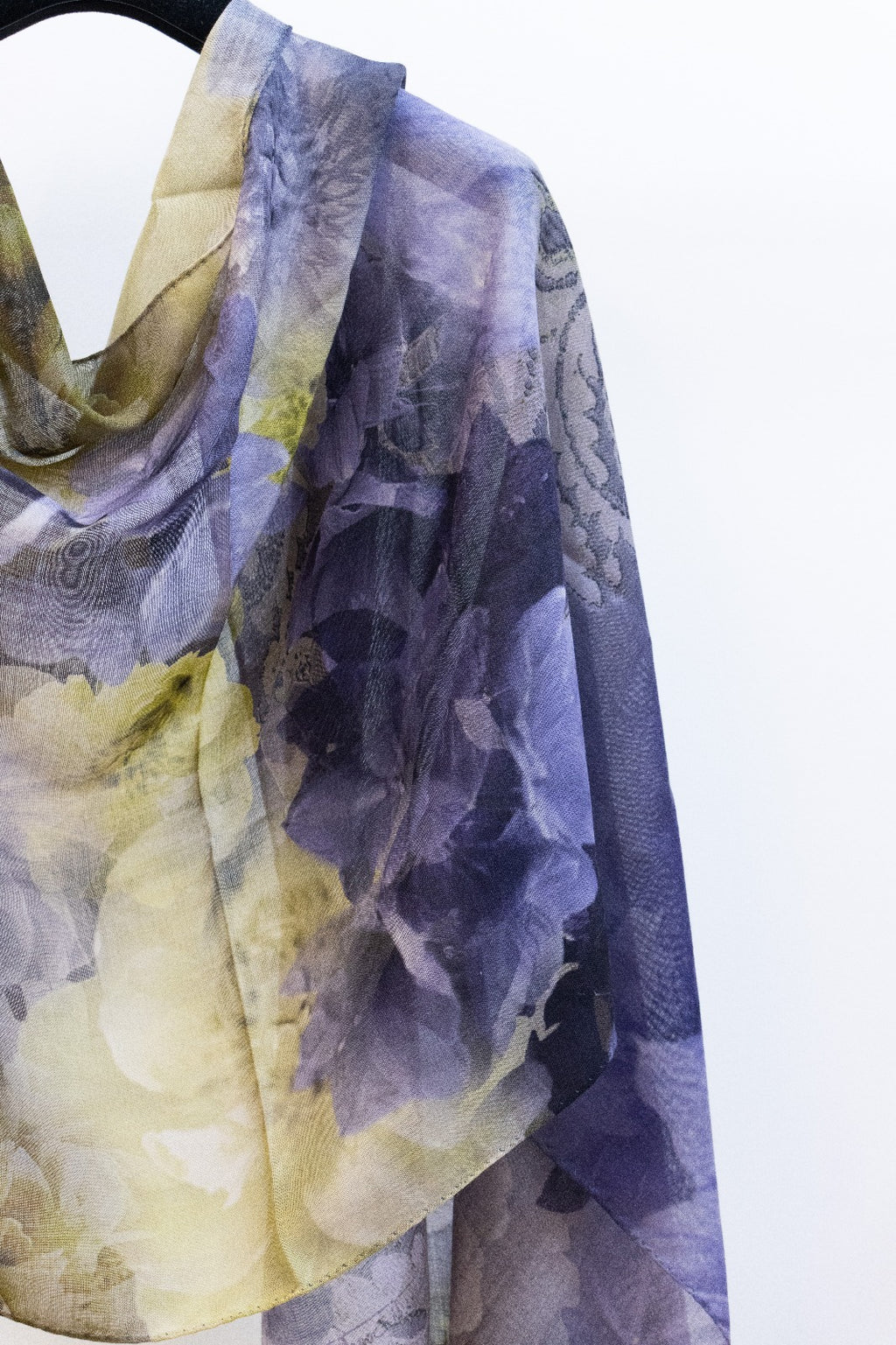 Pashmina Lana e Seta Floreale