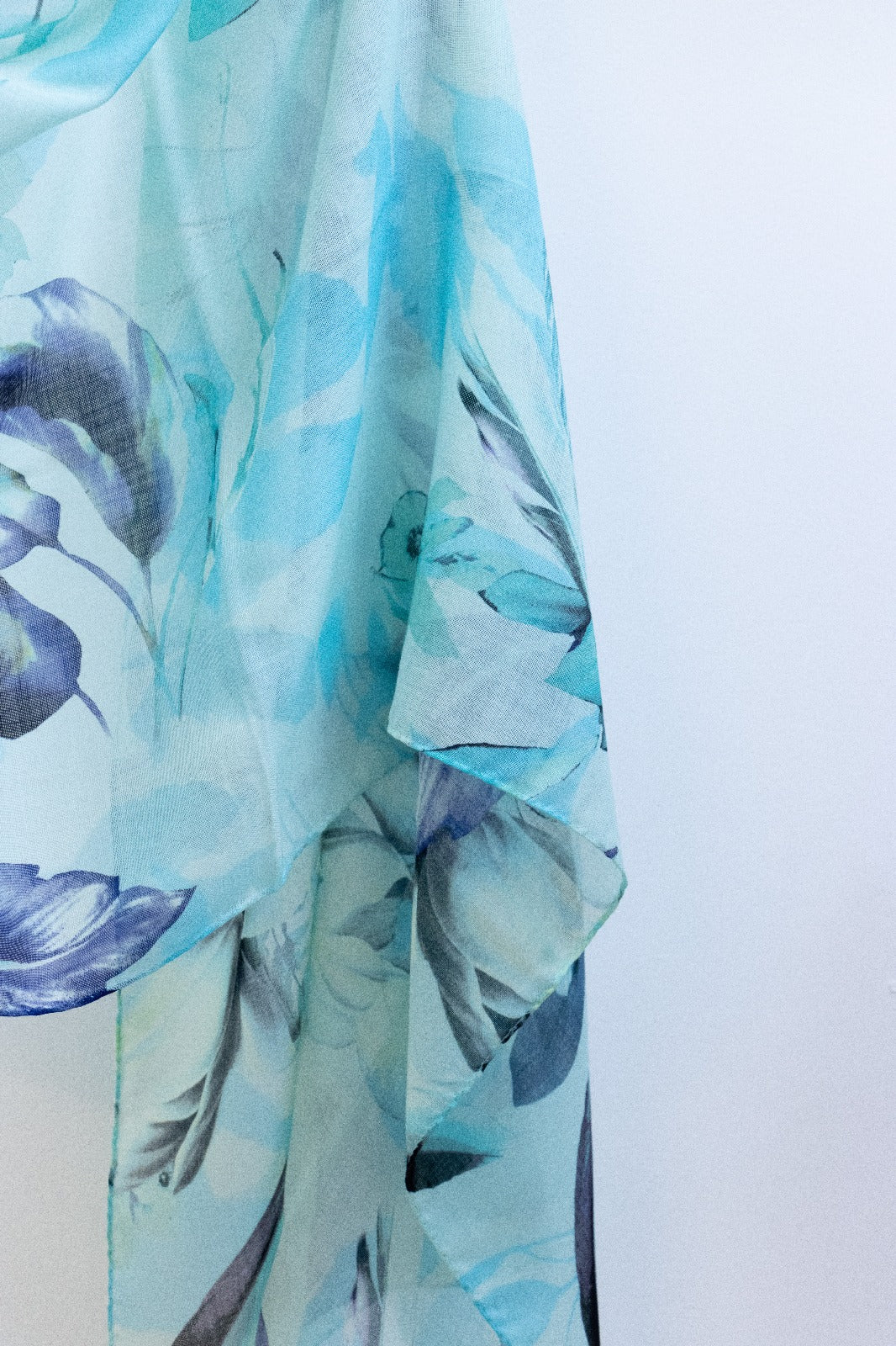 Pashmina Lana e Seta Floreale