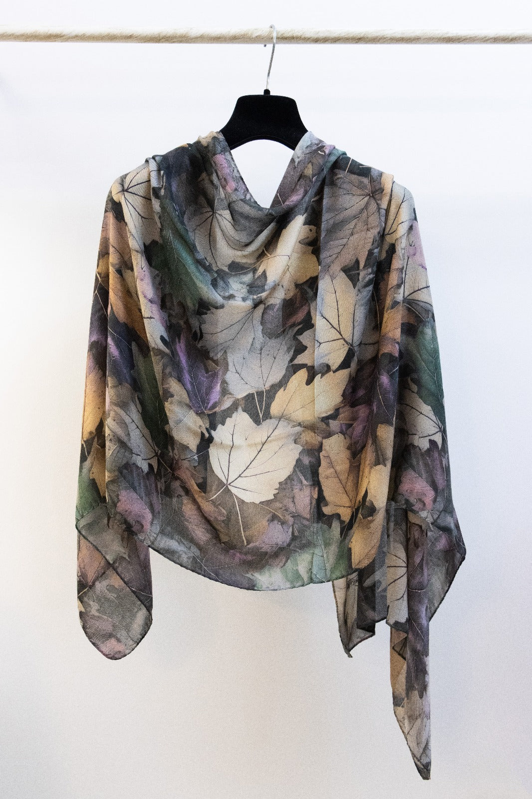 Pashmina Modal e Cachemire Foglie