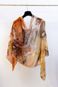 Pashmina Lana e Seta Floreale