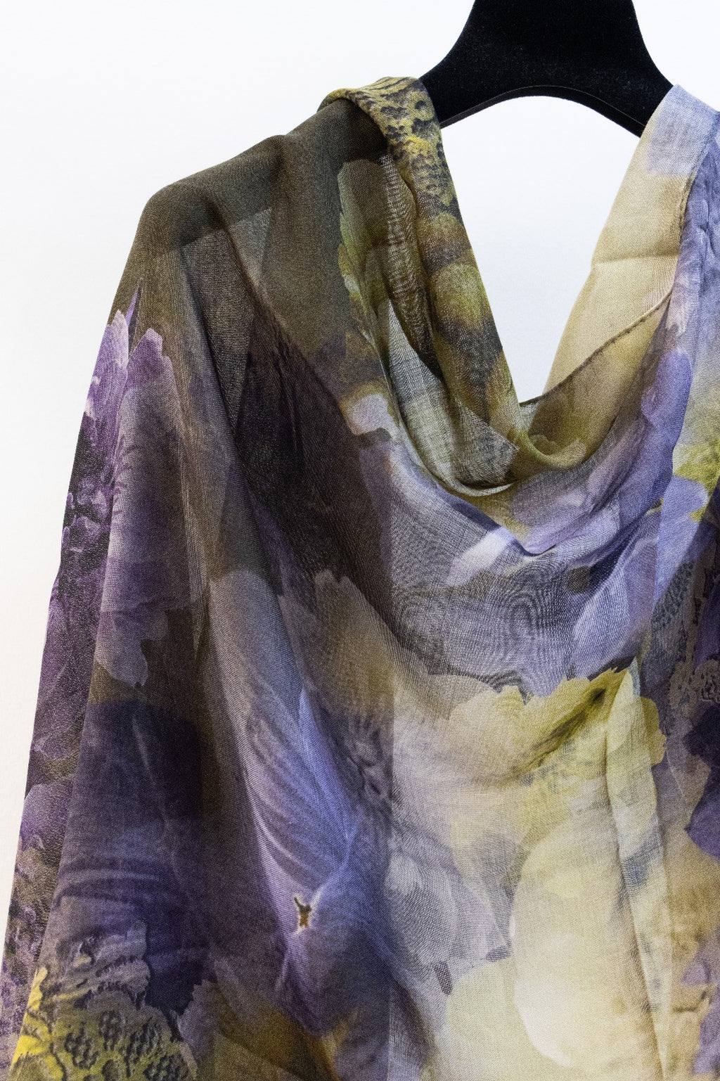 Pashmina Lana e Seta Floreale