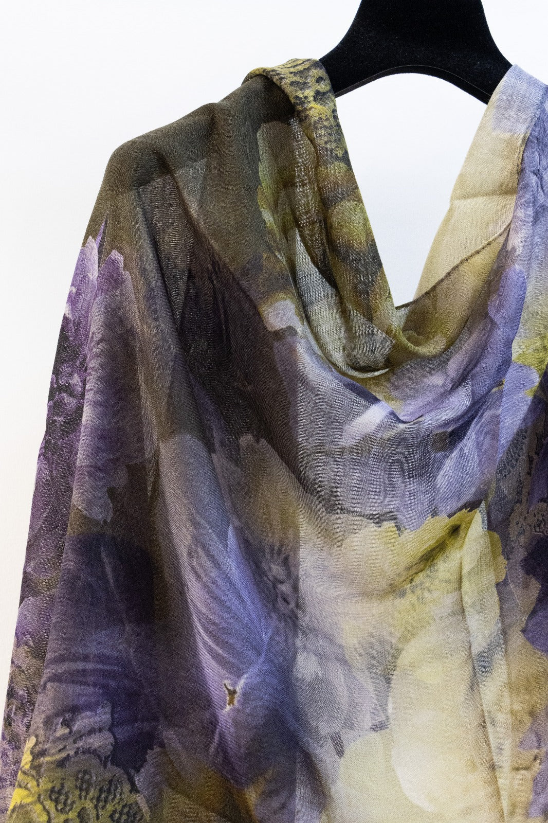 Pashmina Lana e Seta Floreale