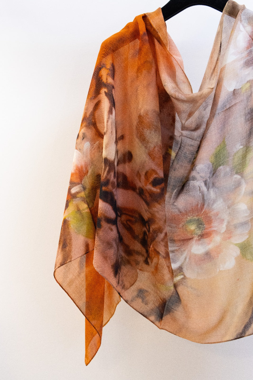 Pashmina Lana e Seta Floreale