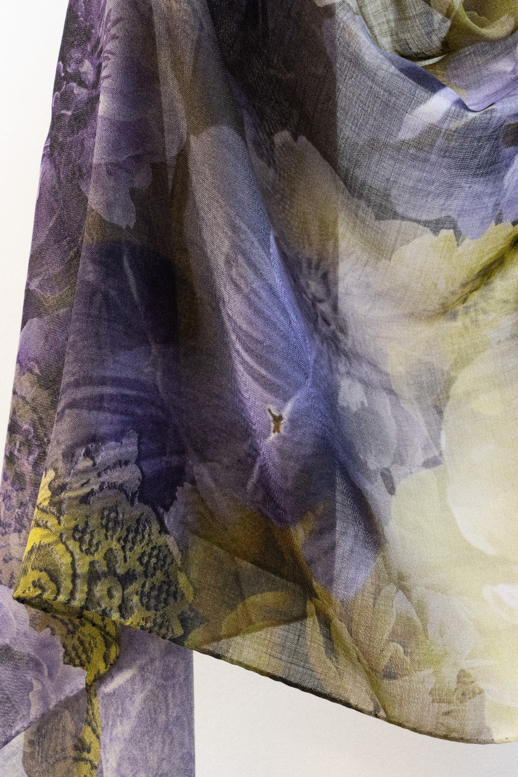 Pashmina Lana e Seta Floreale