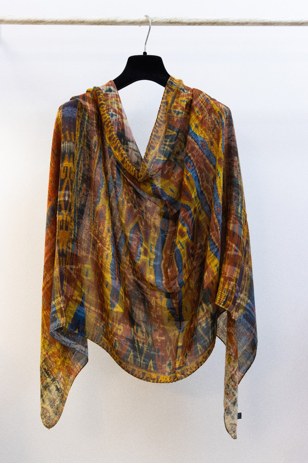 Pashmina Modal e Cachemire Geometrica