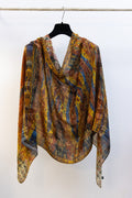 Pashmina Modal e Cachemire Geometrica