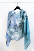 Pashmina Cachemire e Seta Fiori