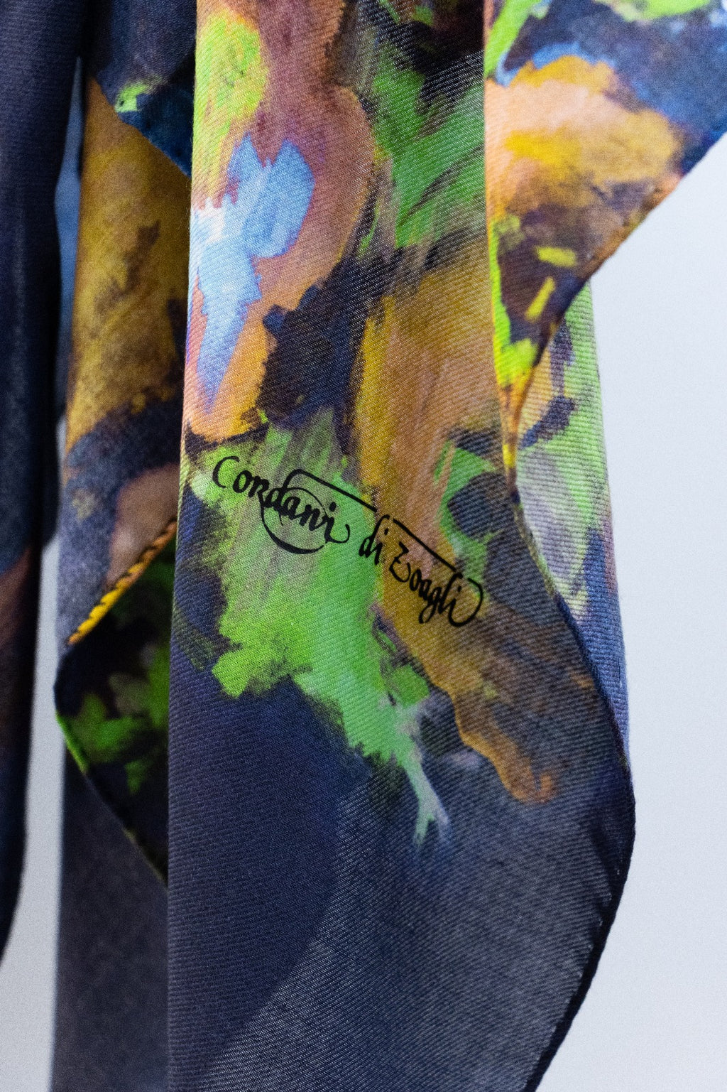 Pashmina Cachemire e Seta Blu