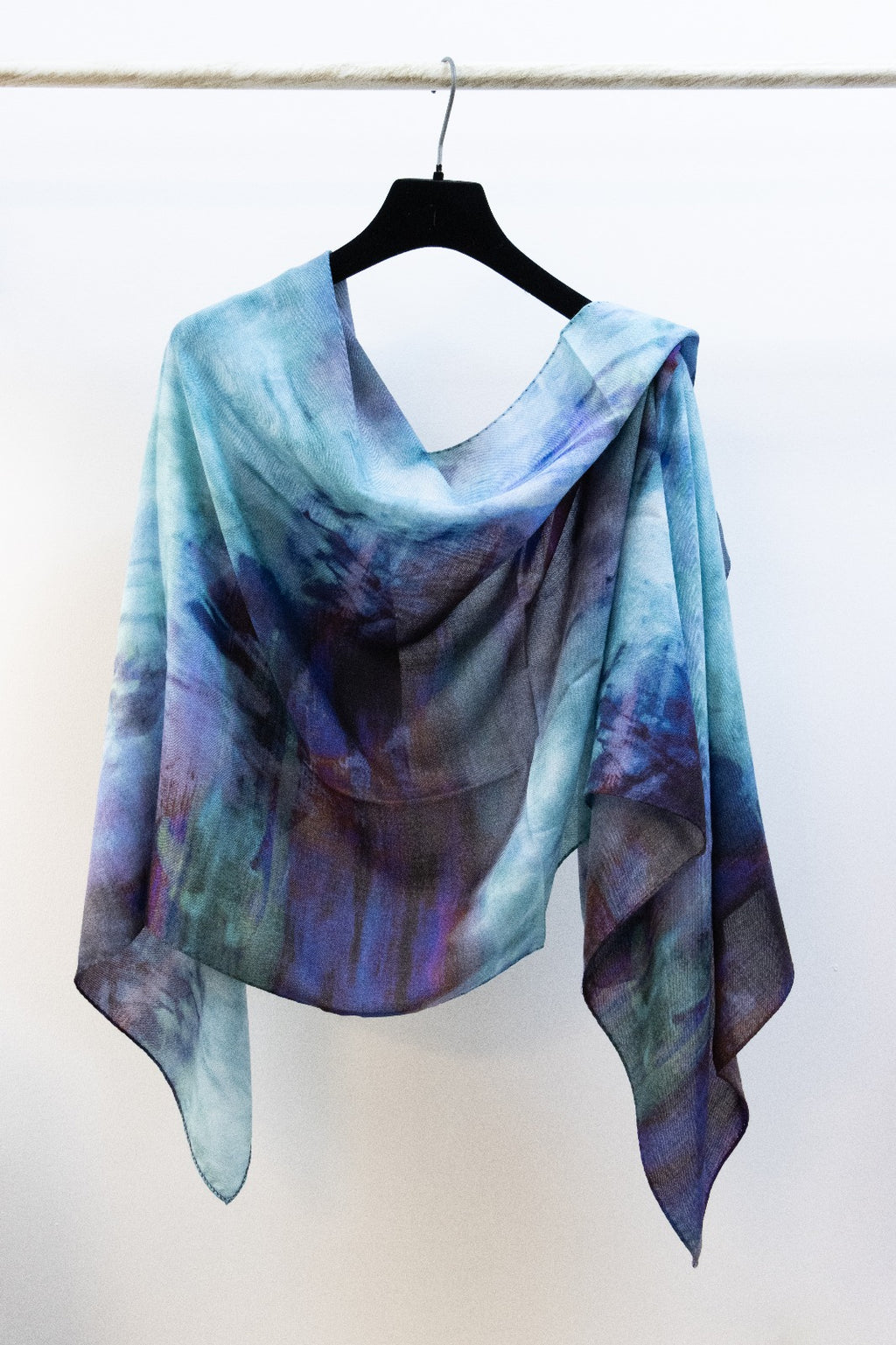 Pashmina Cachemire e Seta Mare