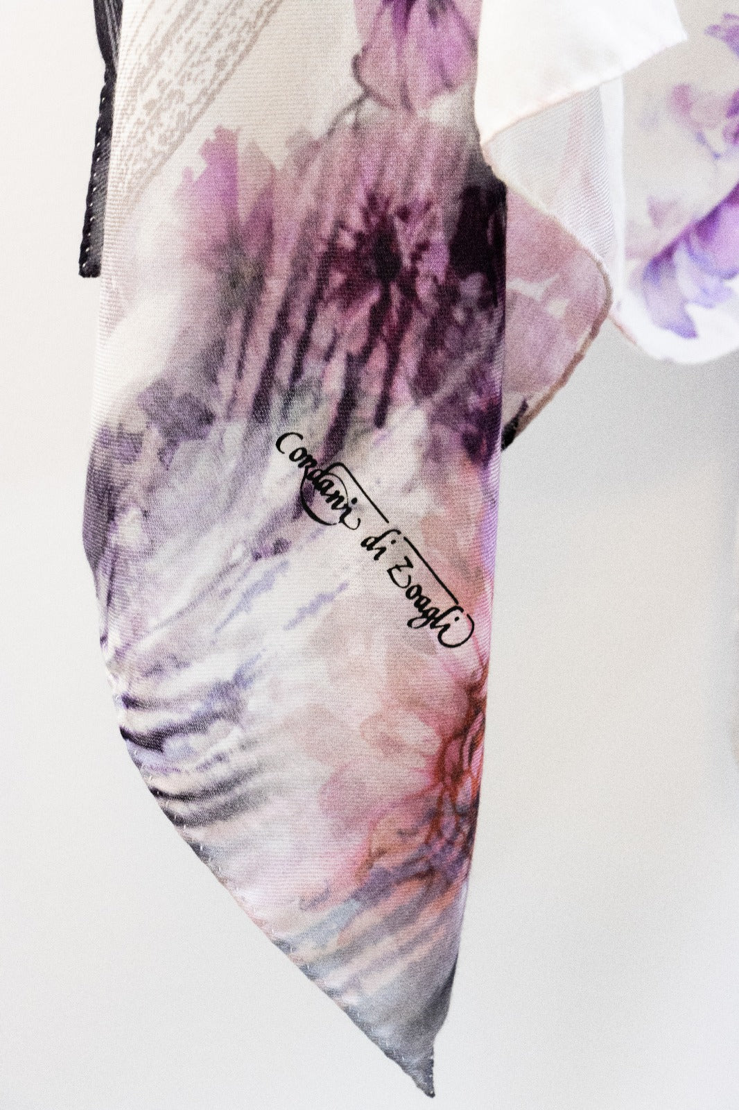 Pashmina Cachemire e Seta Floreale