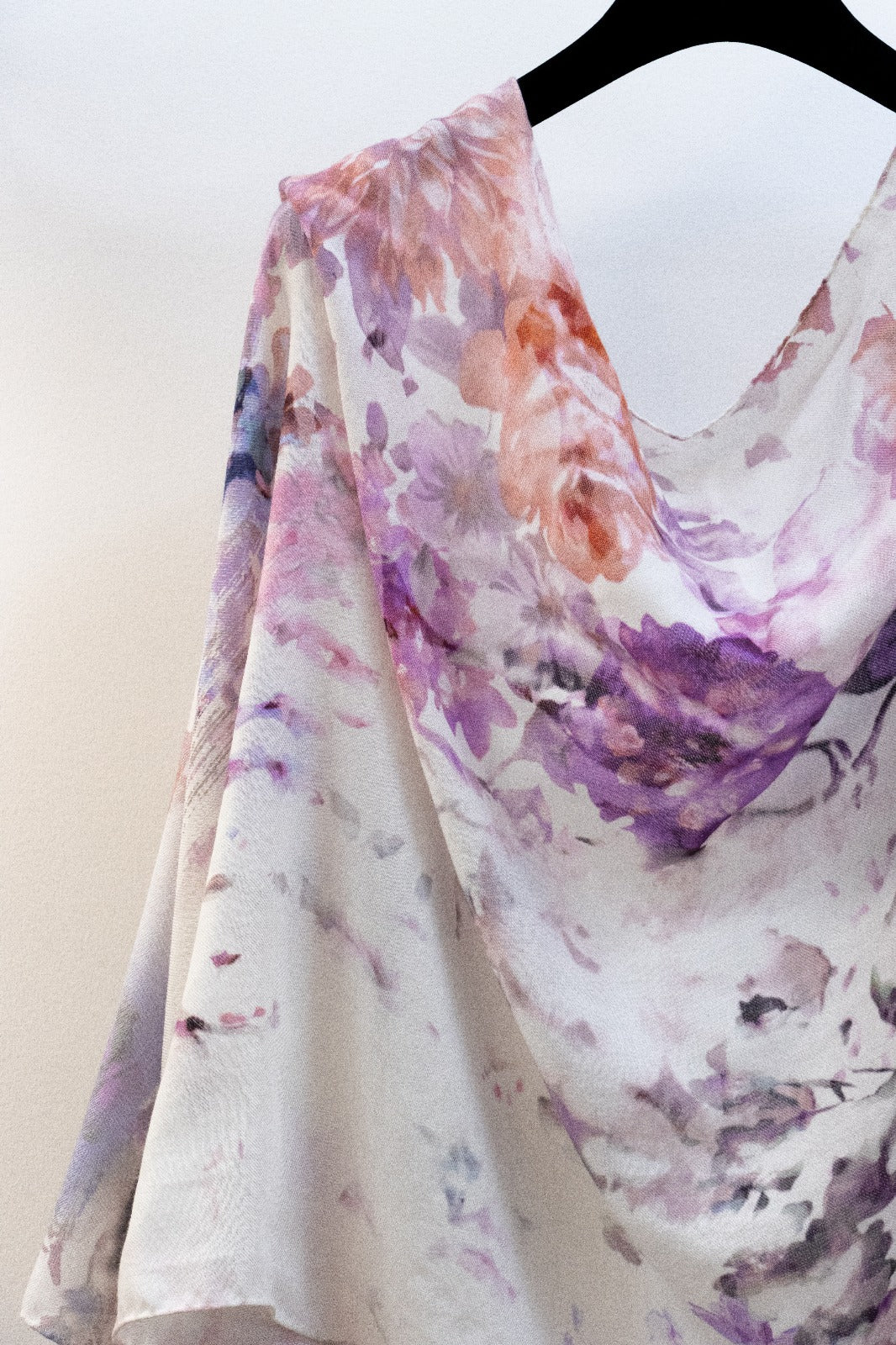 Pashmina Cachemire e Seta Floreale