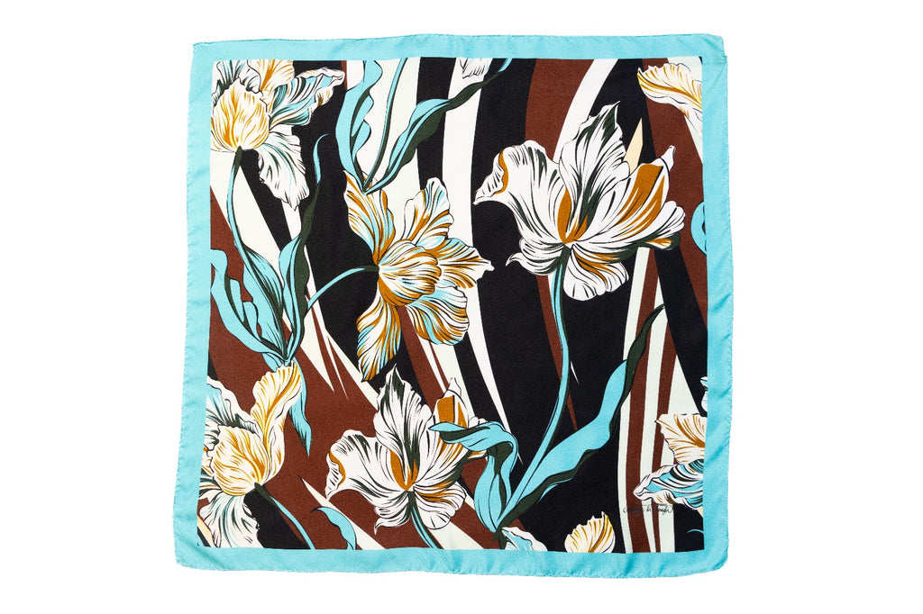Foulard Classico in Twill di Pura Seta