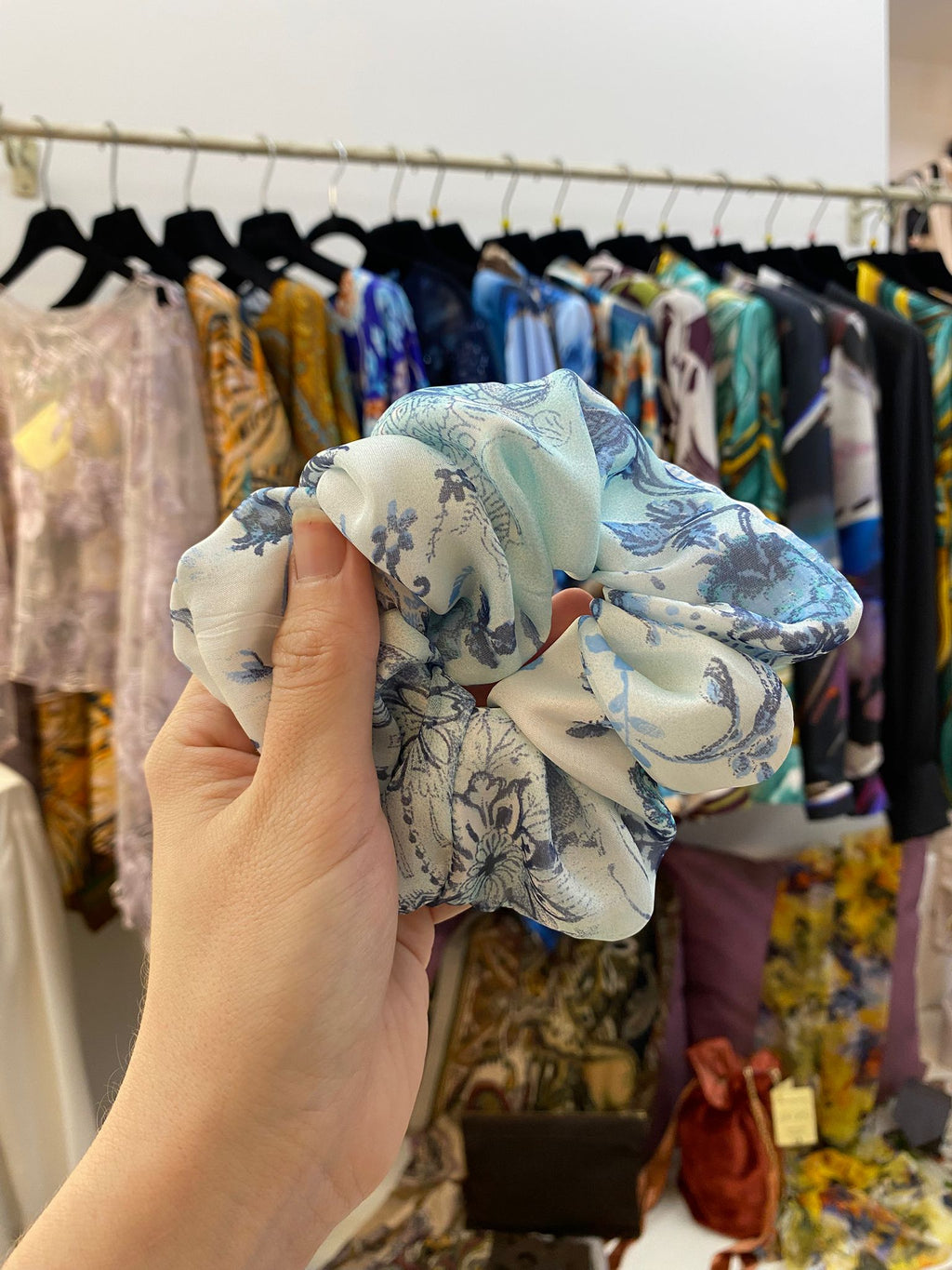 Scrunchies Georgette Pura Seta