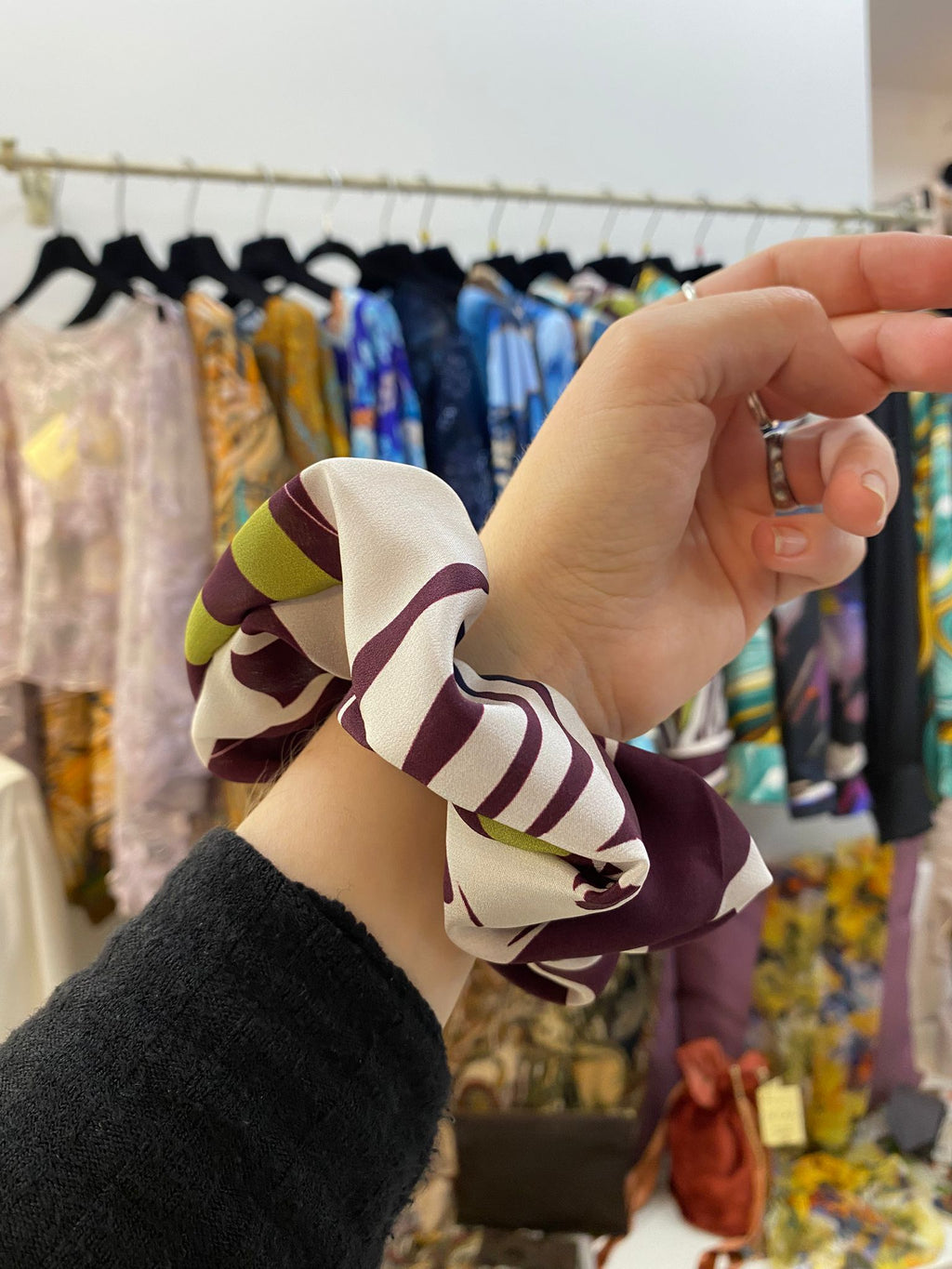 Scrunchies Crepe di Pura Seta