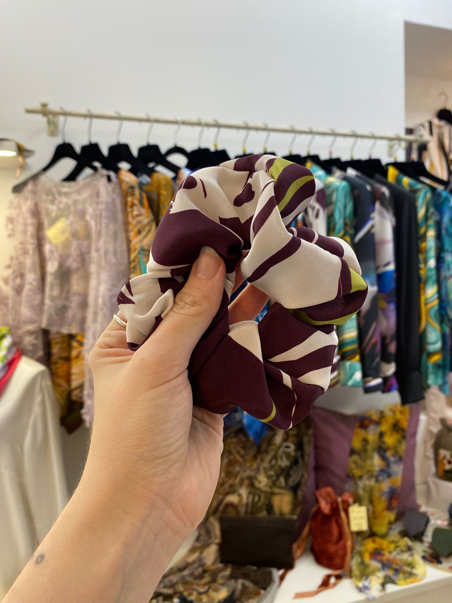 Scrunchies Crepe di Pura Seta