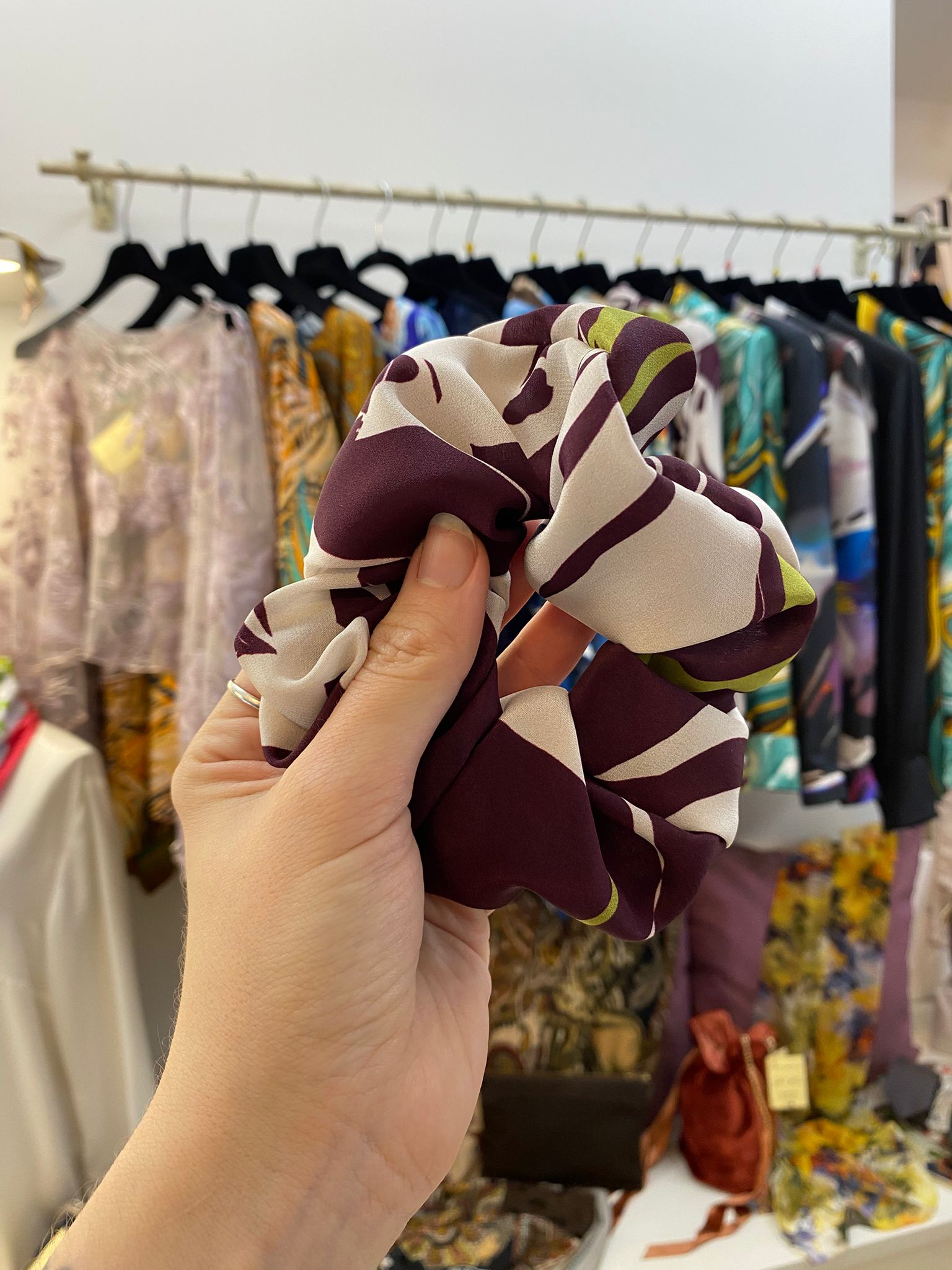 Scrunchies Crepe di Pura Seta