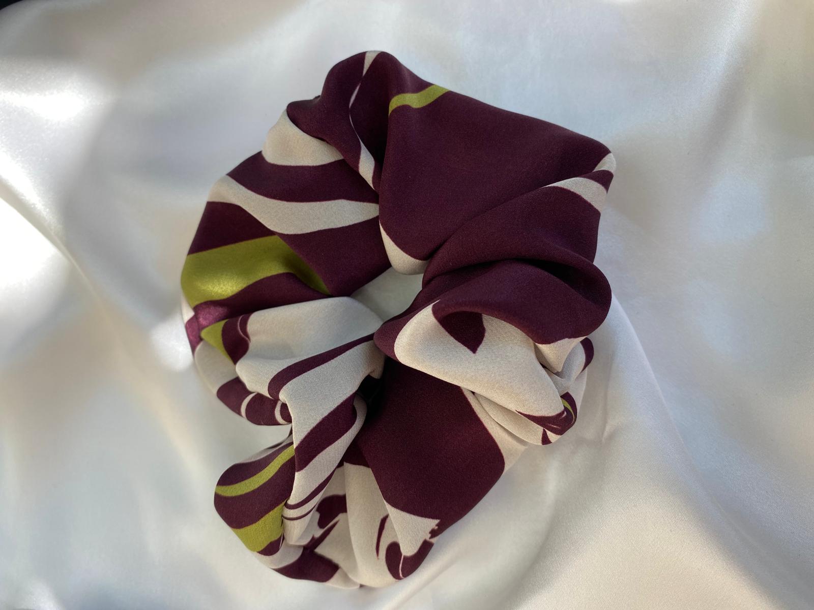 Scrunchies Crepe di Pura Seta