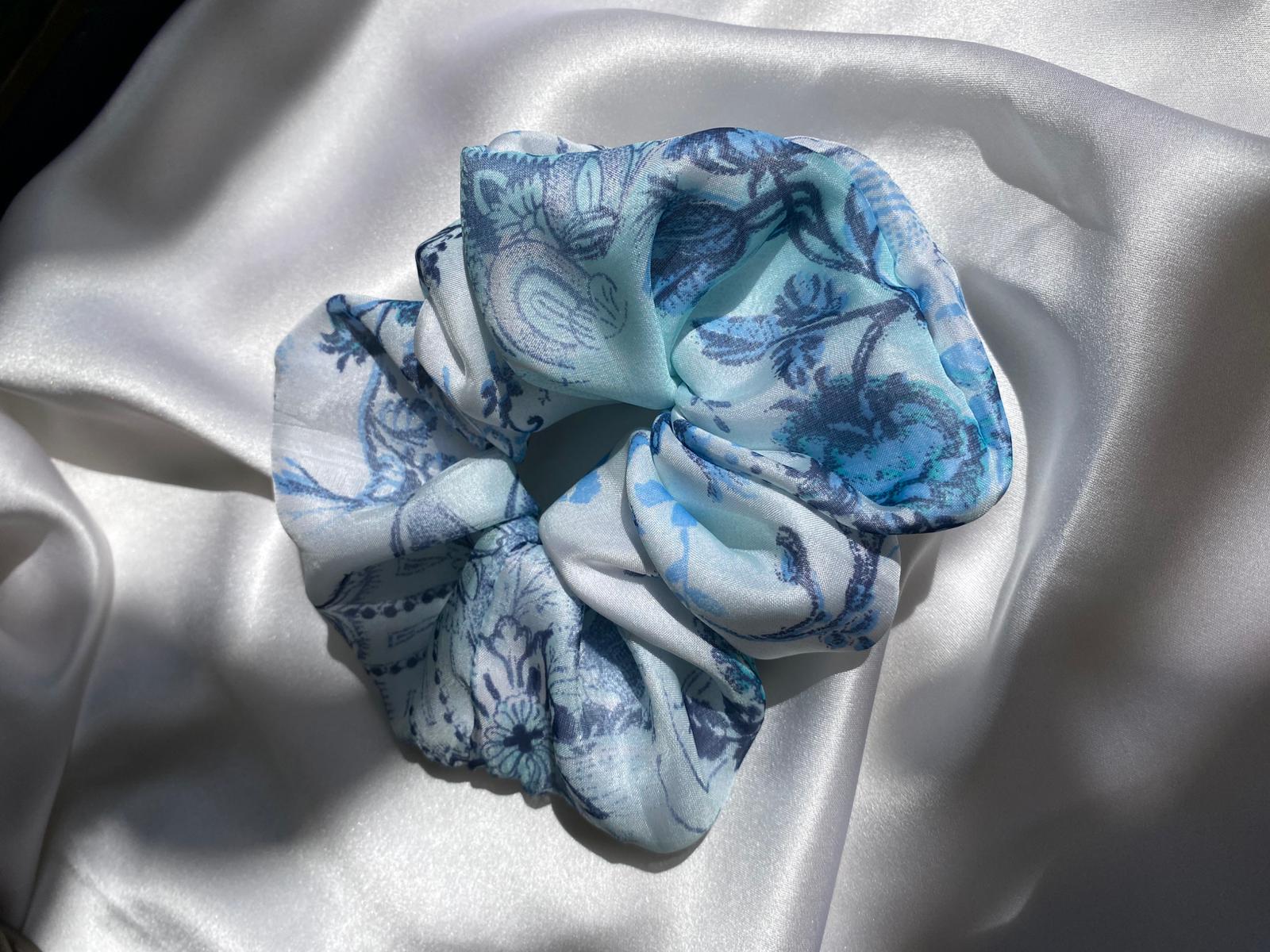 Scrunchies Georgette Pura Seta