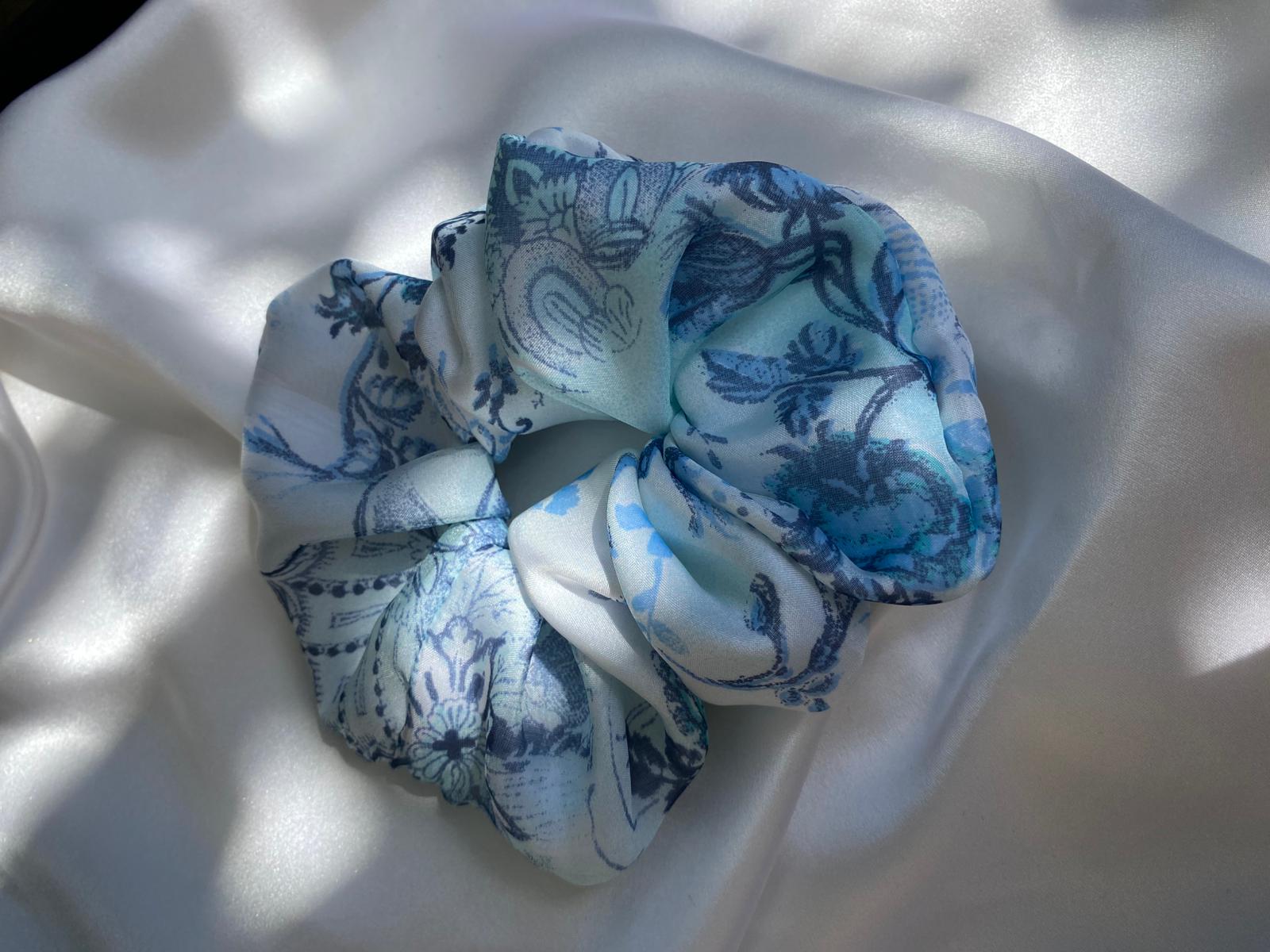 Scrunchies Georgette Pura Seta