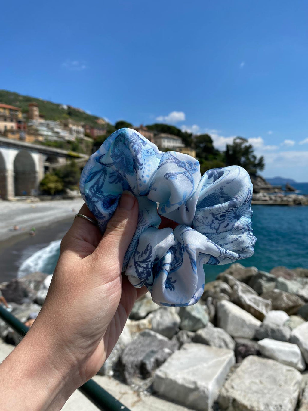 Scrunchies Georgette Pura Seta
