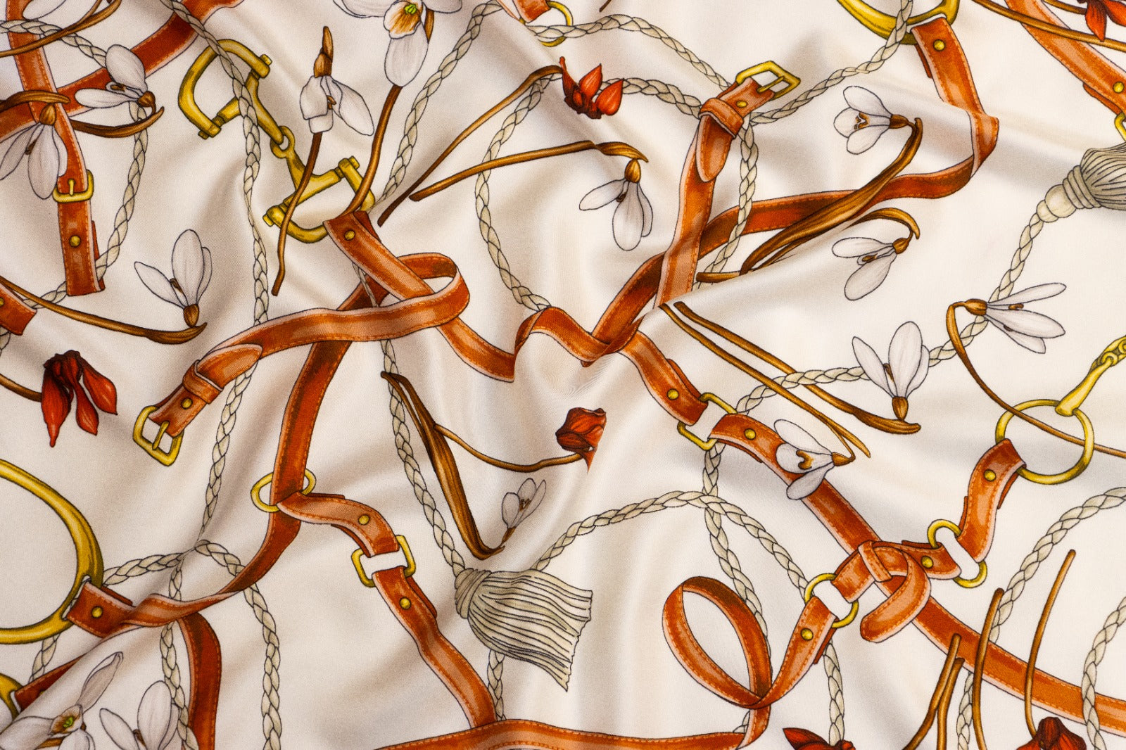 Foulard Classico in Twill di Pura Seta Bordeaux