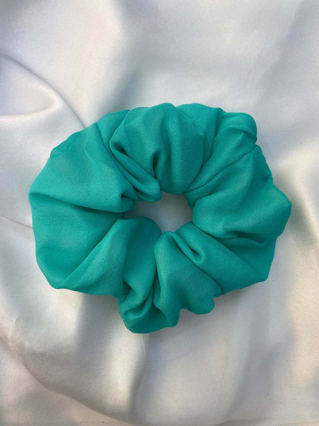 Scrunchies Pura Seta acqua