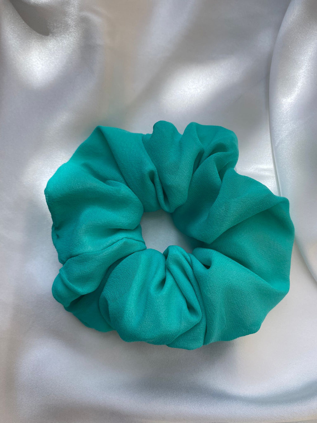 Scrunchies Pura Seta acqua