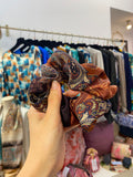 Scrunchies Pura Seta disegno Cachemire