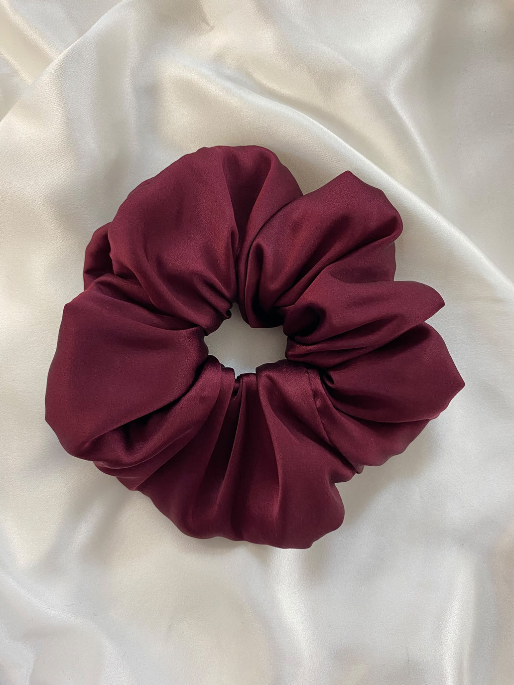 Scrunchies Pura Seta Bordeaux