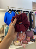 Scrunchies Pura Seta Bordeaux