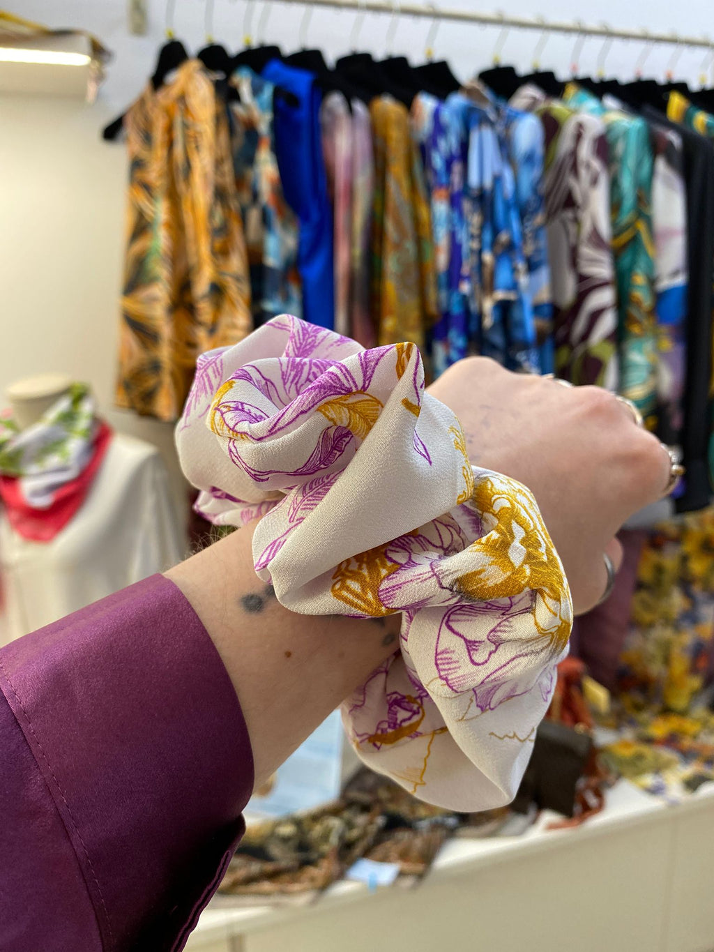 Scrunchies Pura Seta