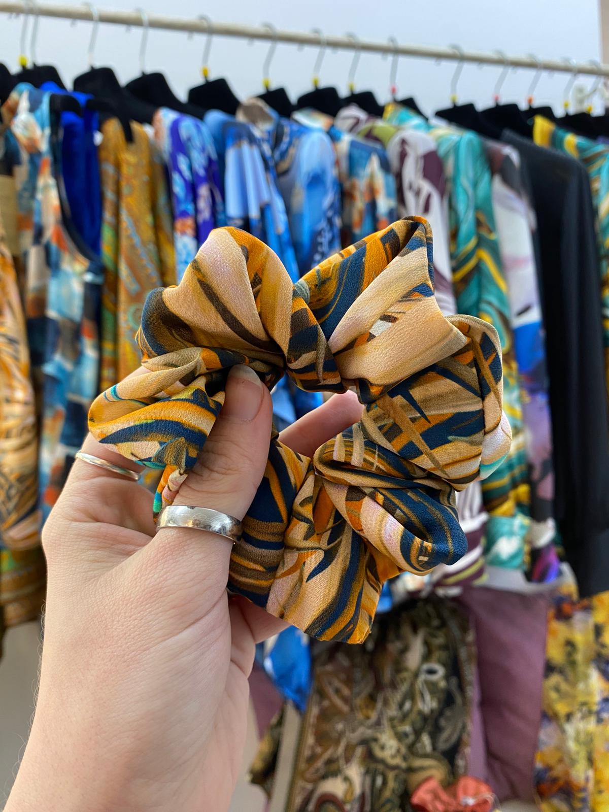 Scrunchies Pura Seta palme