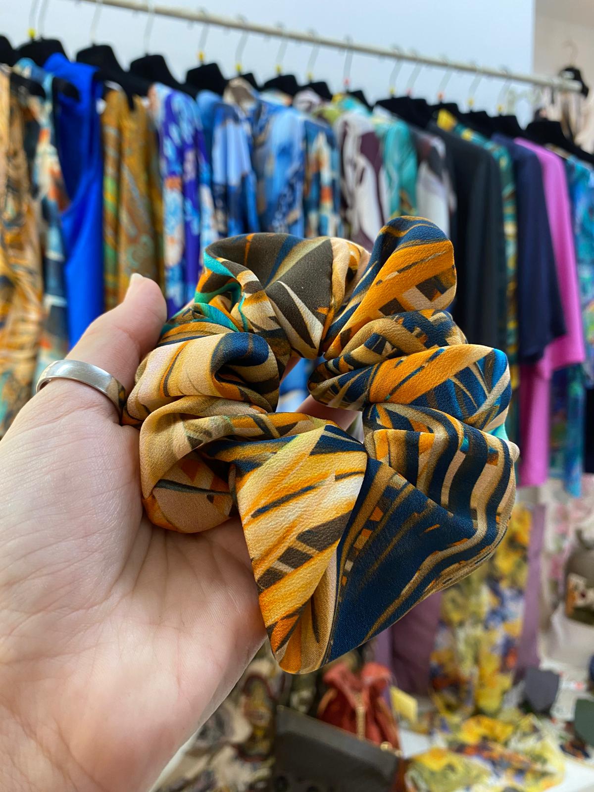 Scrunchies Pura Seta palme