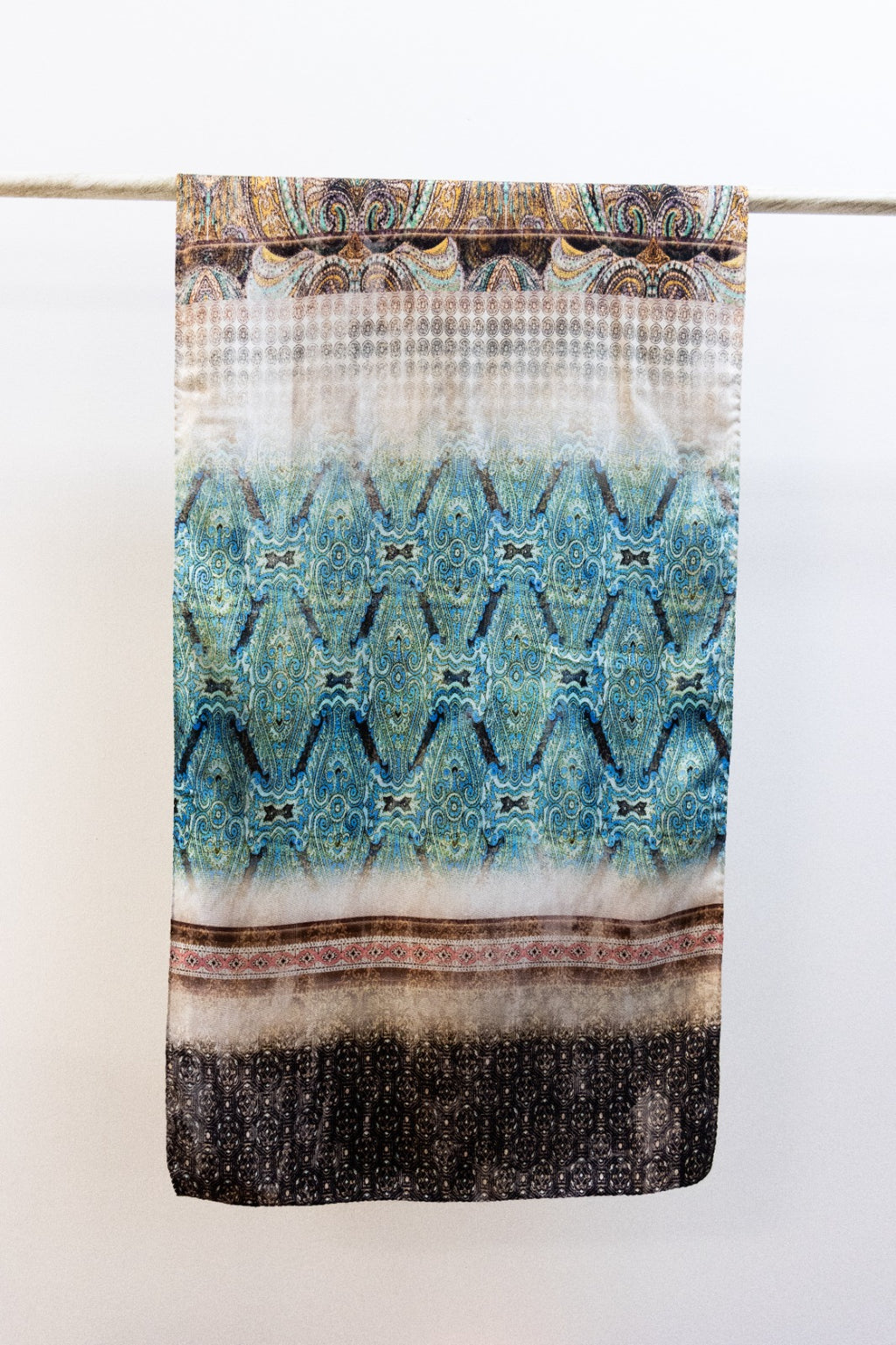 Sciarpa classica in Twill sfumata Albicocca
